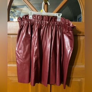 Maroon skirt